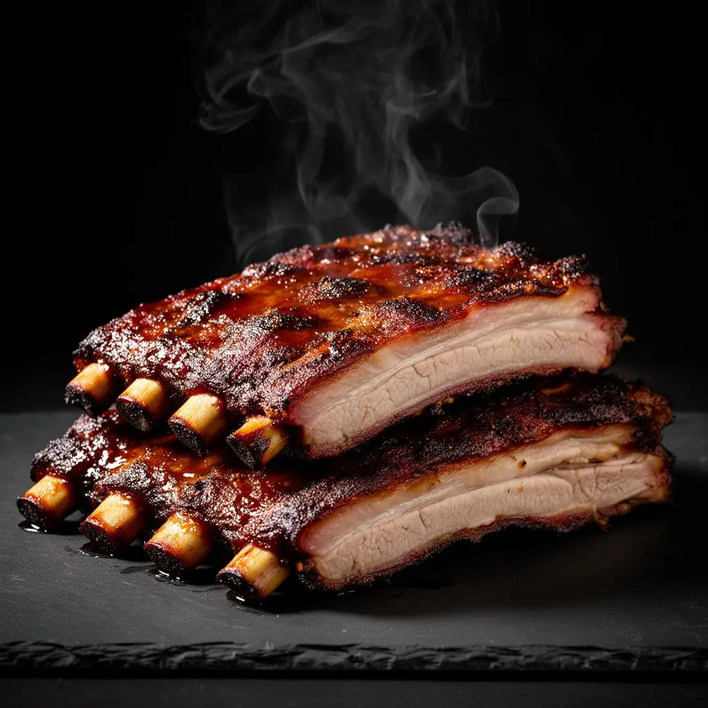 Foto de la reseña de Paola I. sobre Costillar ahumado